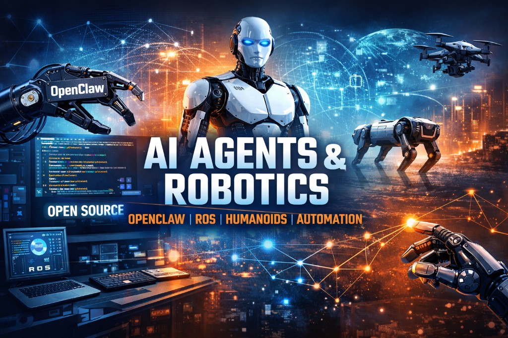 AI Agents e Robotica — OpenClaw, ROS, humanoidi, automazione